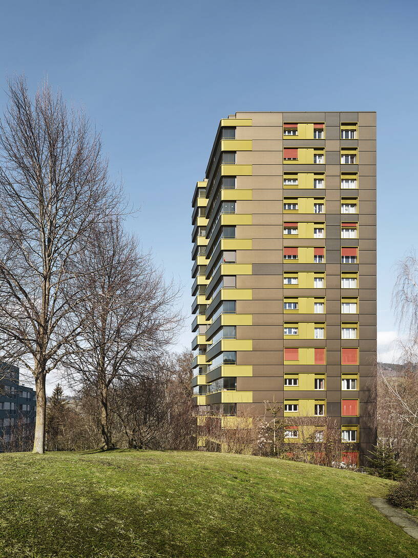 Instandsetzung Hochhaus Siedlung Rüti